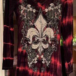 Red & Black (L-XL), Black & Tan w/rhinestones Venice T(XL),Gray & Black (L-XL)